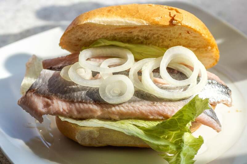 Fischbrötchen mit Hering